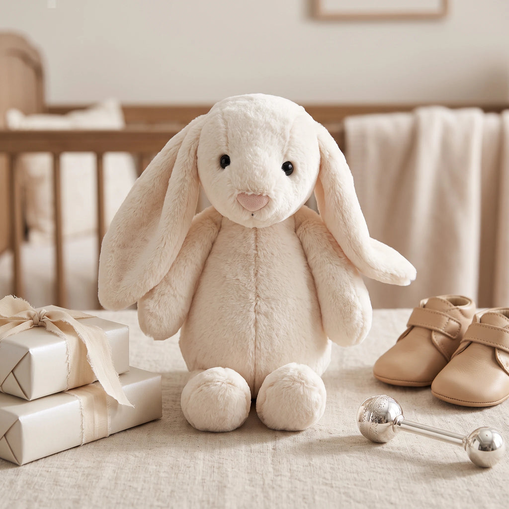 Bunny Plush with Floppy Ears – Soft White Rabbit - Bénéfices produit
