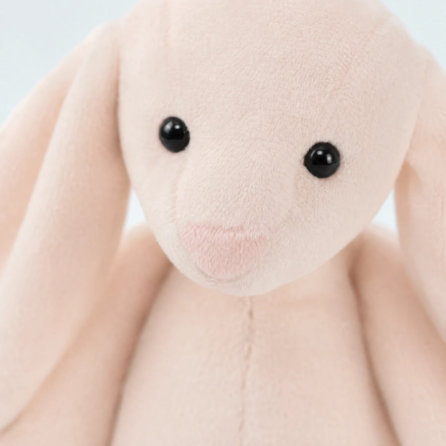 Bunny Plush with Floppy Ears – Soft White Rabbit - Détail matière