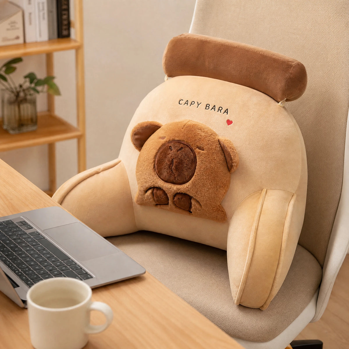 Capybara Backrest Cushion with Removable Neck Support - Utilisation du produit