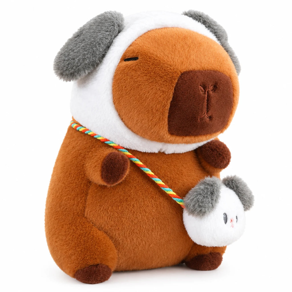 Capybara Plush in Frog Costume with Accessories - Dog / 10in / 25cm … (3 tailles)