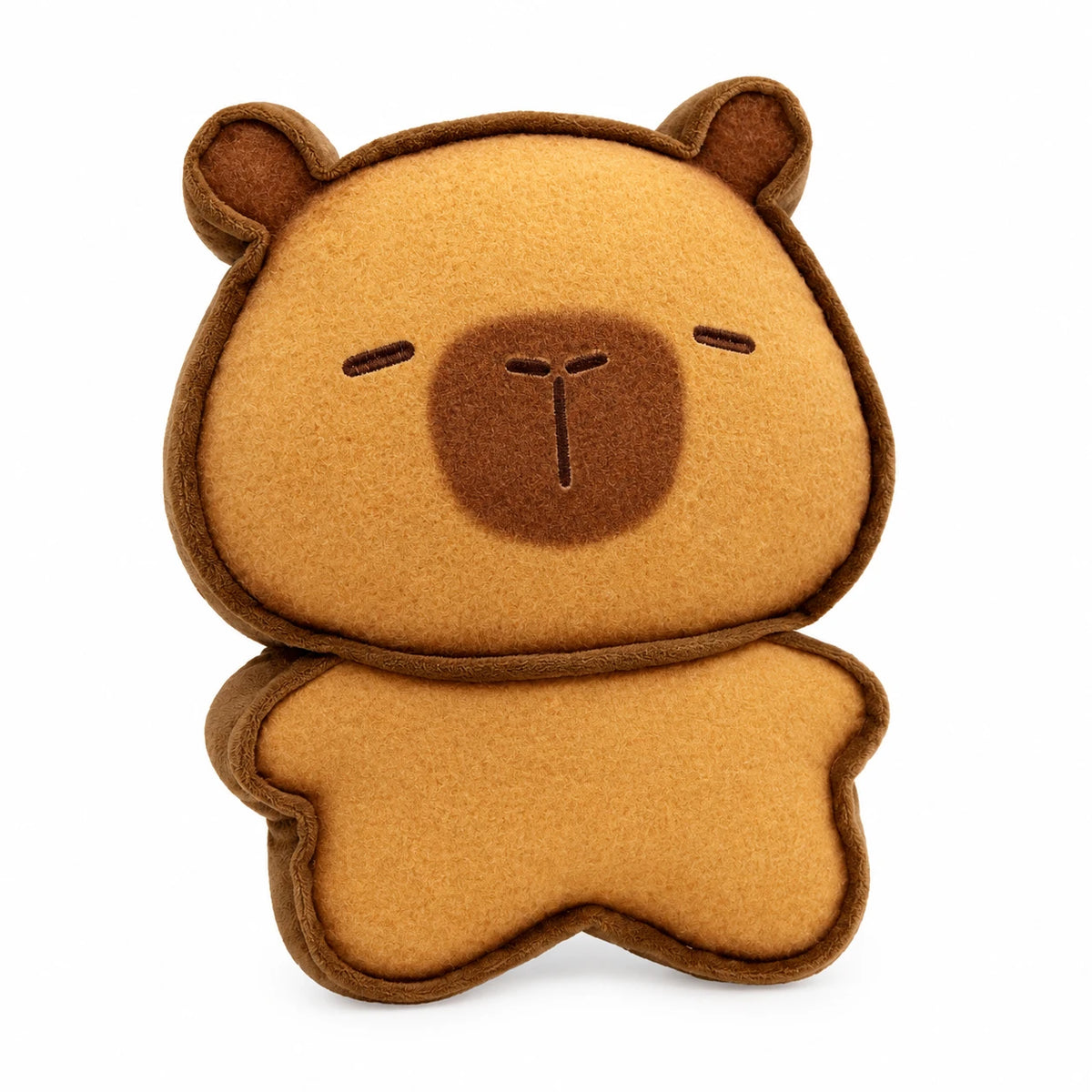 Capybara Plush in Toasted Bread Shape - Dark brown / 6in / 15cm … (3 tailles)