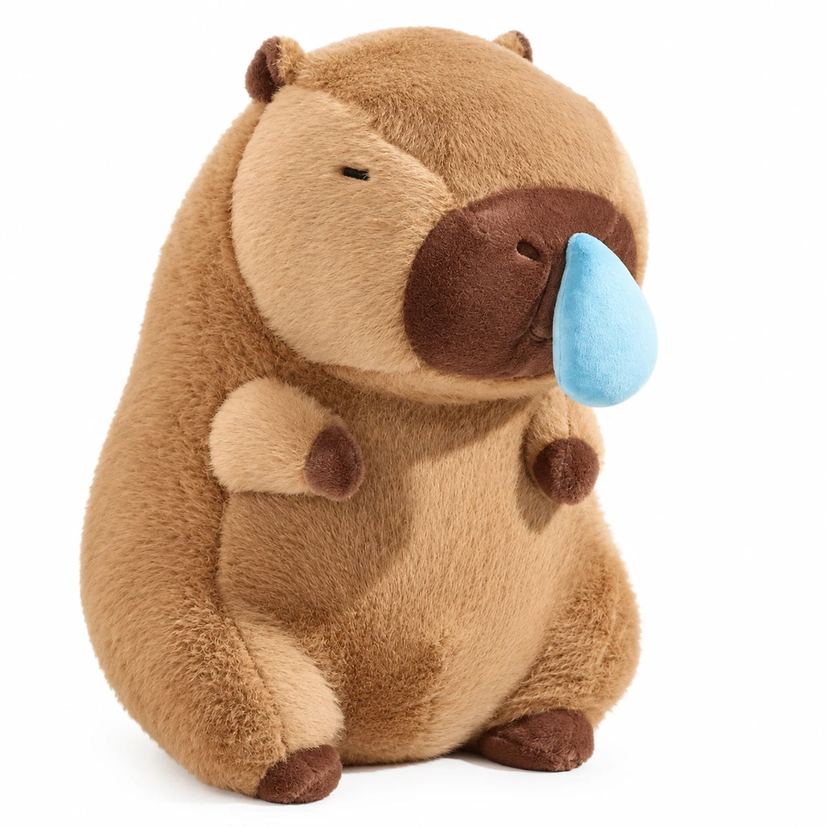Capybara Plush Toy with Runny Nose Detail - 8in / 20cm · 12in / 30cm · 18in / 45cm