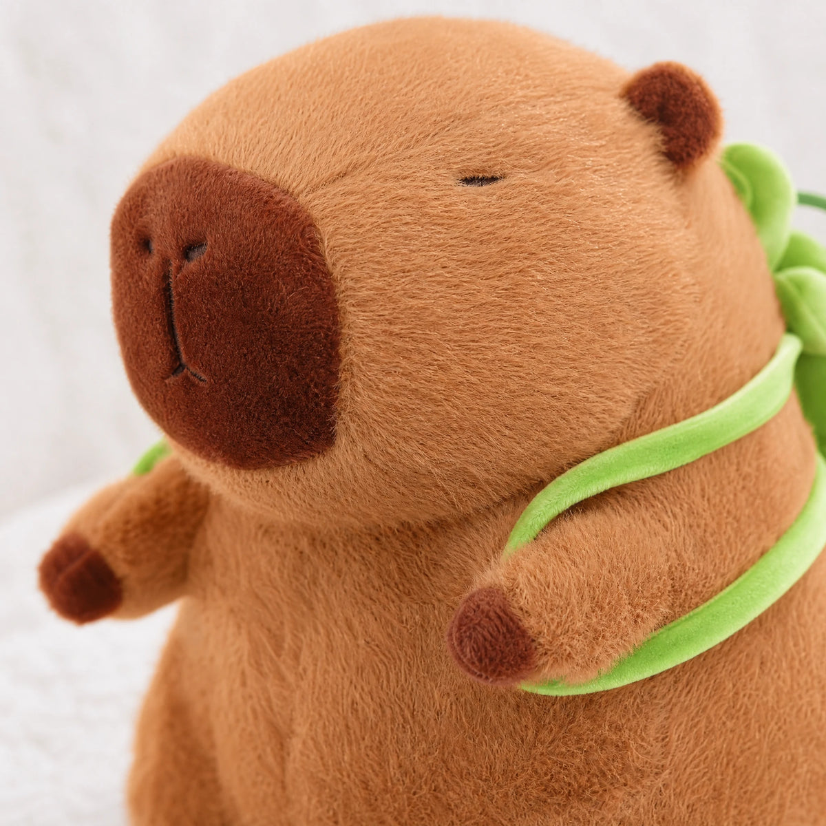 Capybara Plush Turtle Backpack Soft Stuffed Animal - Détail matière