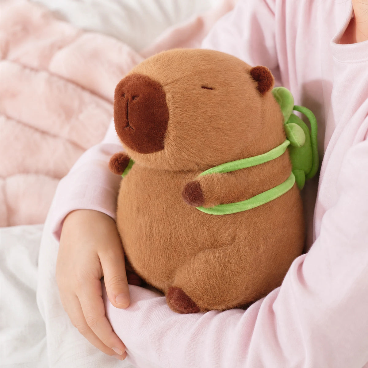 Capybara Plush Turtle Backpack Soft Stuffed Animal - Utilisation du produit