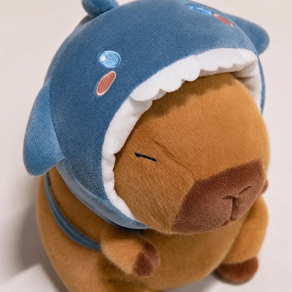 Capybara Plush with Animal Costume Designs - Détail matière