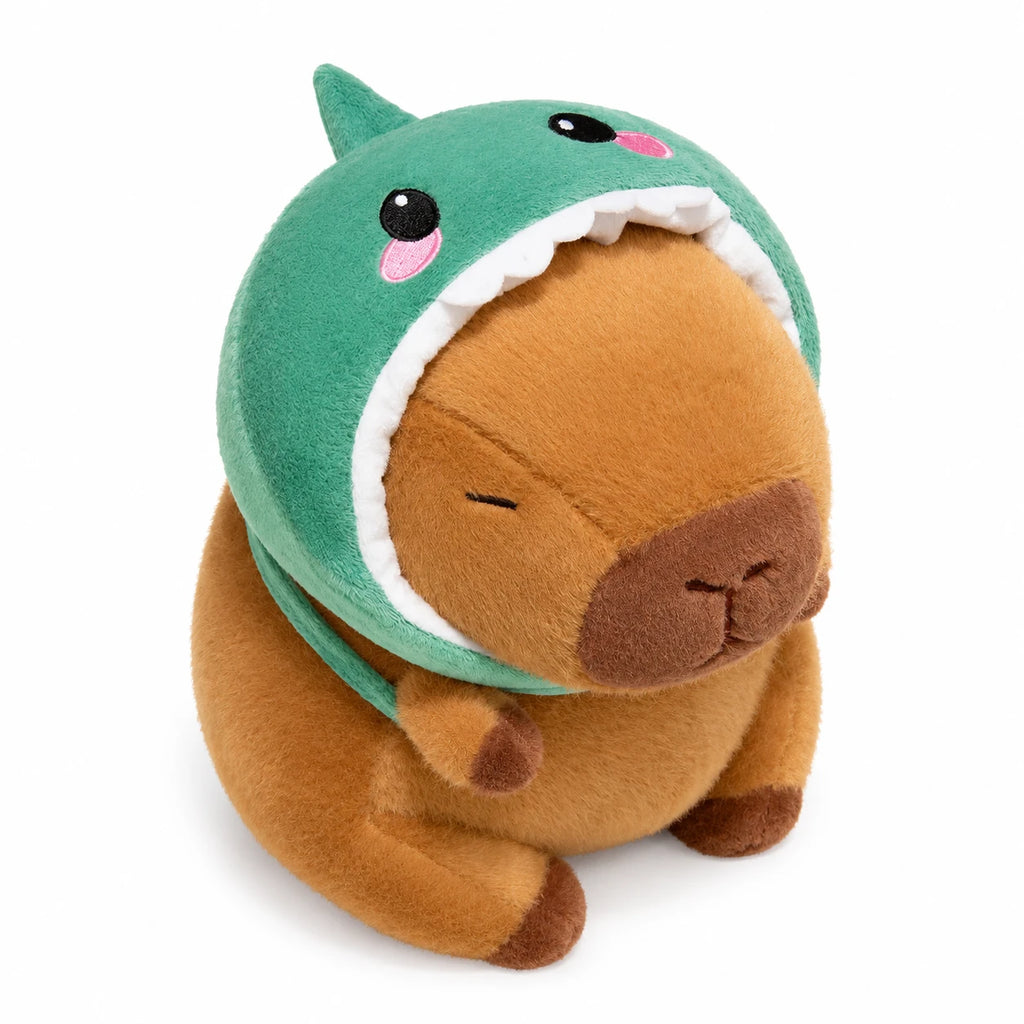 Capybara Plush with Animal Costume Designs - Dinosaur / 8in / 20cm … (3 tailles)