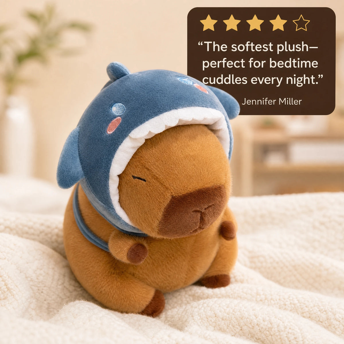 Capybara Plush with Animal Costume Designs - Image témoignage