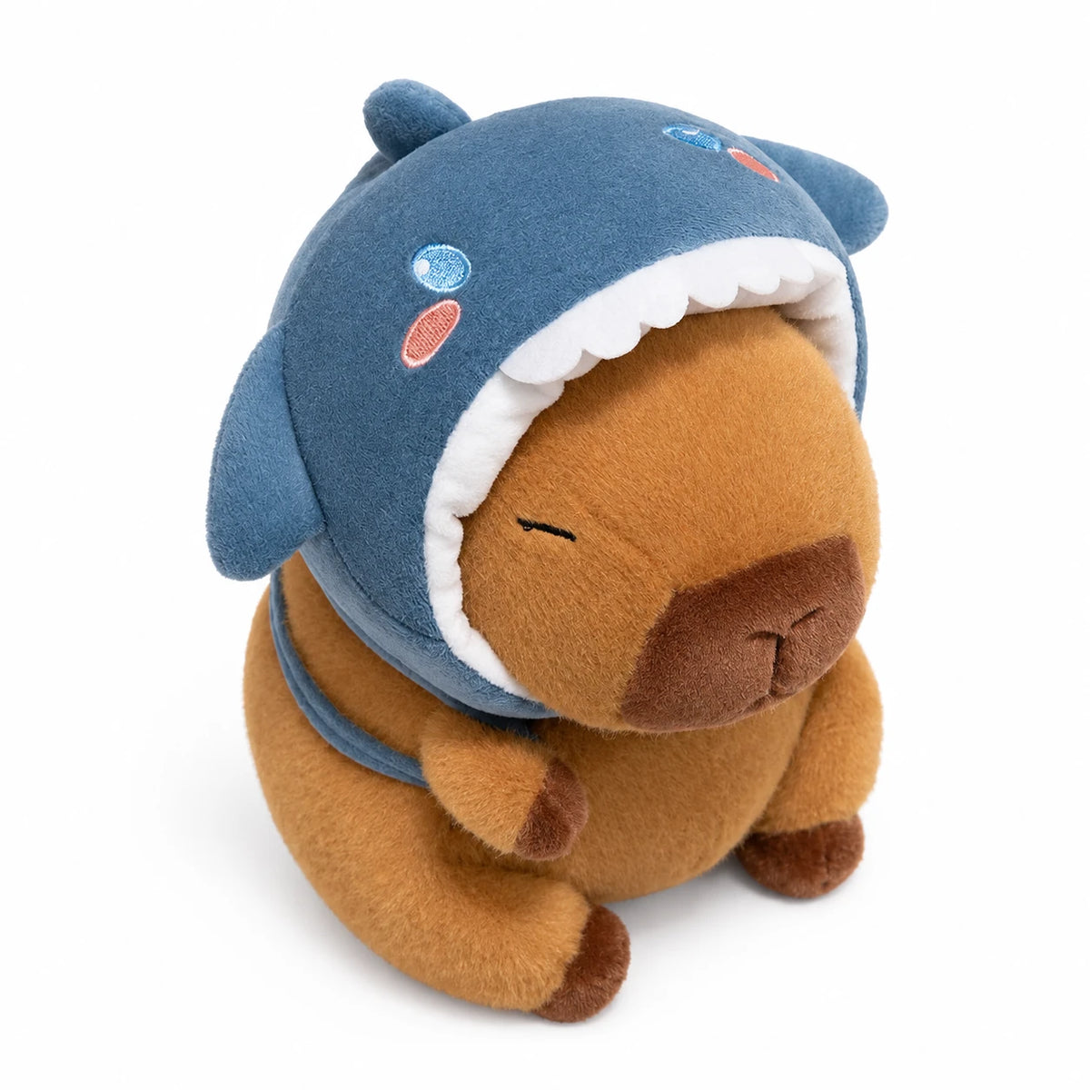 Capybara Plush with Animal Costume Designs - Shark / 8in / 20cm … (3 tailles)