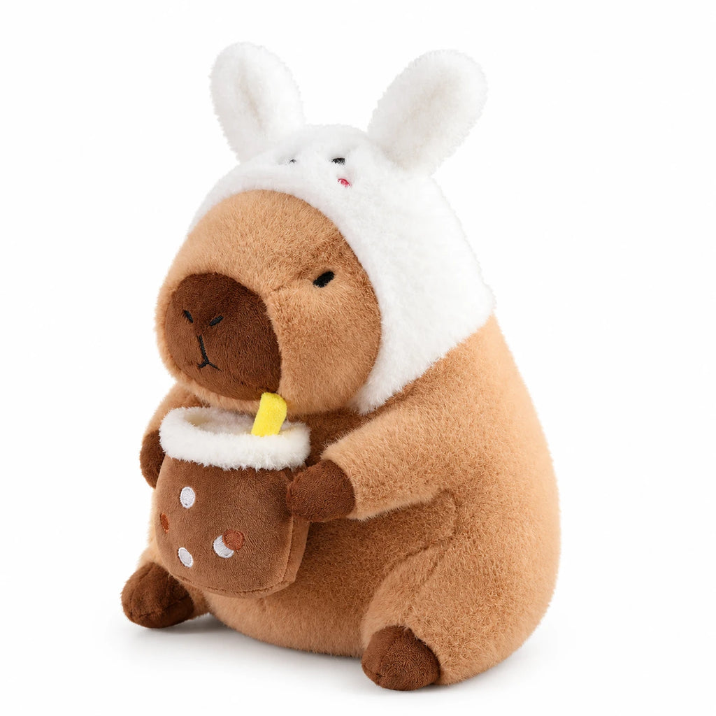 Capybara Plush with Dress-Up Accessories, Soft Toy - Bunny / 12in / 30cm · Bunny / 16in / 40cm