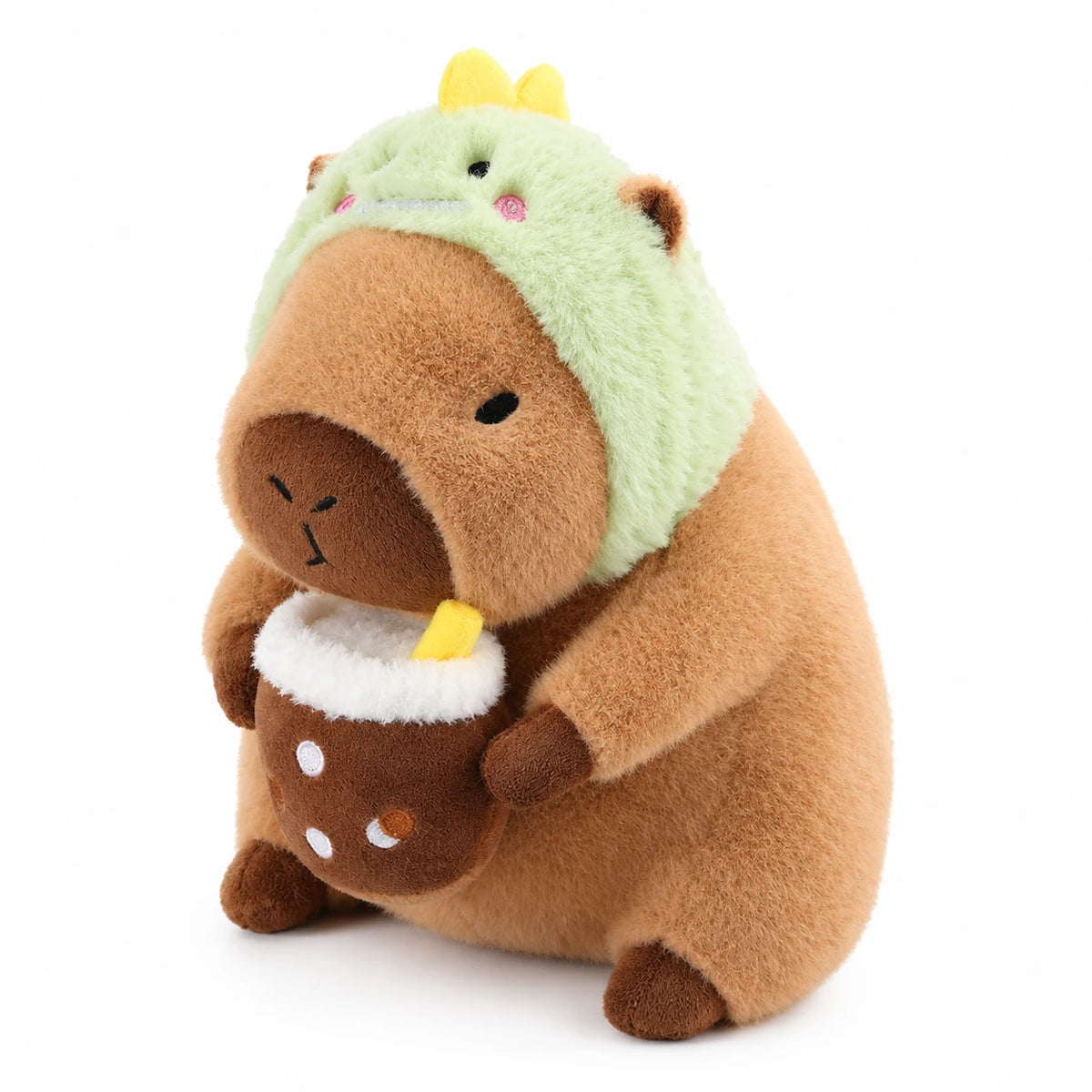 Capybara Plush with Dress-Up Accessories, Soft Toy - Dinosaur / 12in / 30cm · Dinosaur / 16in / 40cm