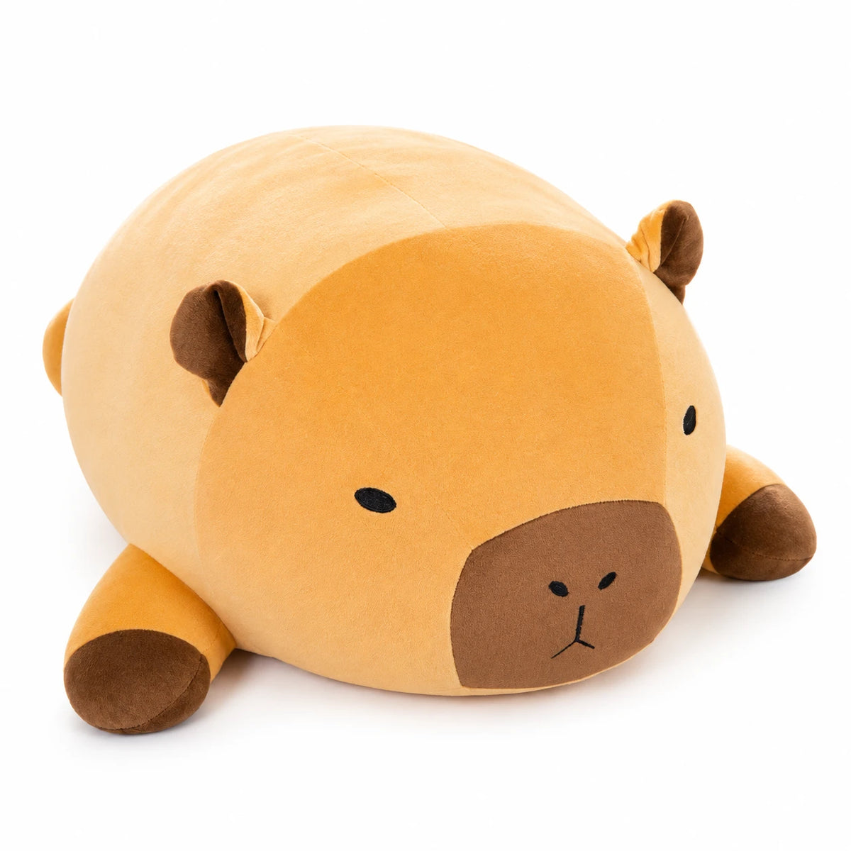 Capybara Plush with Round Body and Soft Stuffing - 15in / 40cm … (4 tailles)