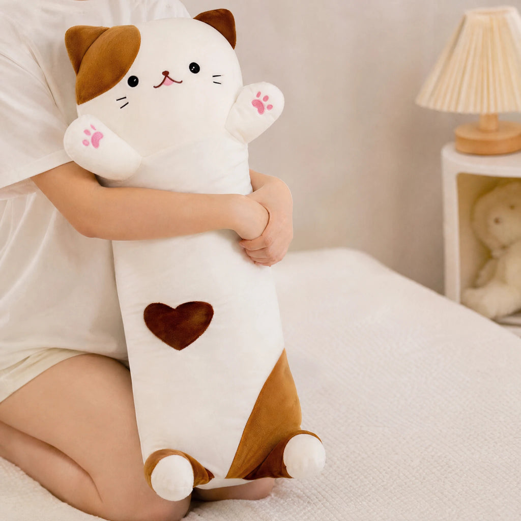 Cat Body Pillow Long Shaped Plush with Paws - Utilisation du produit