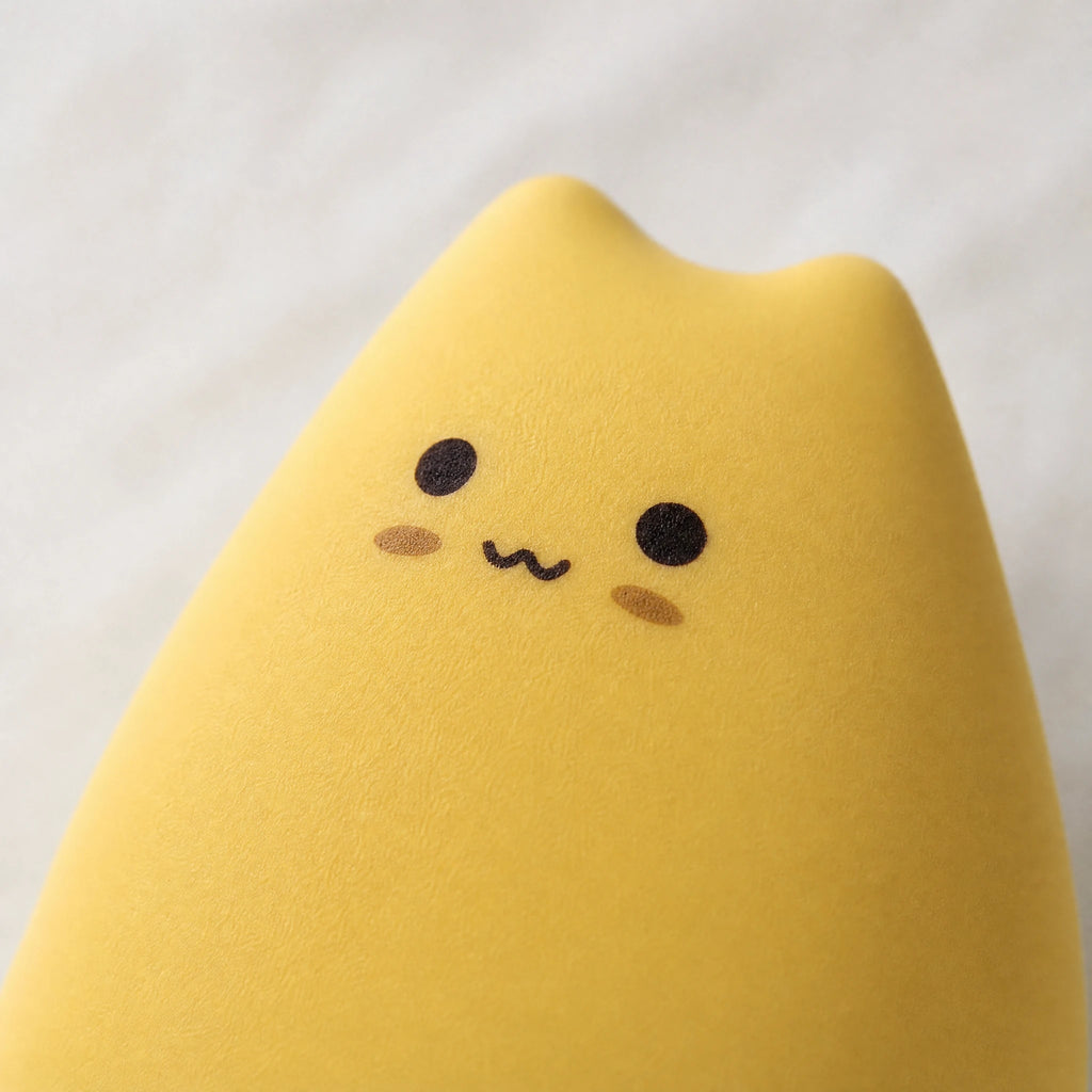 Cat Night Light in Soft Silicone with Warm Glow - Détail matière