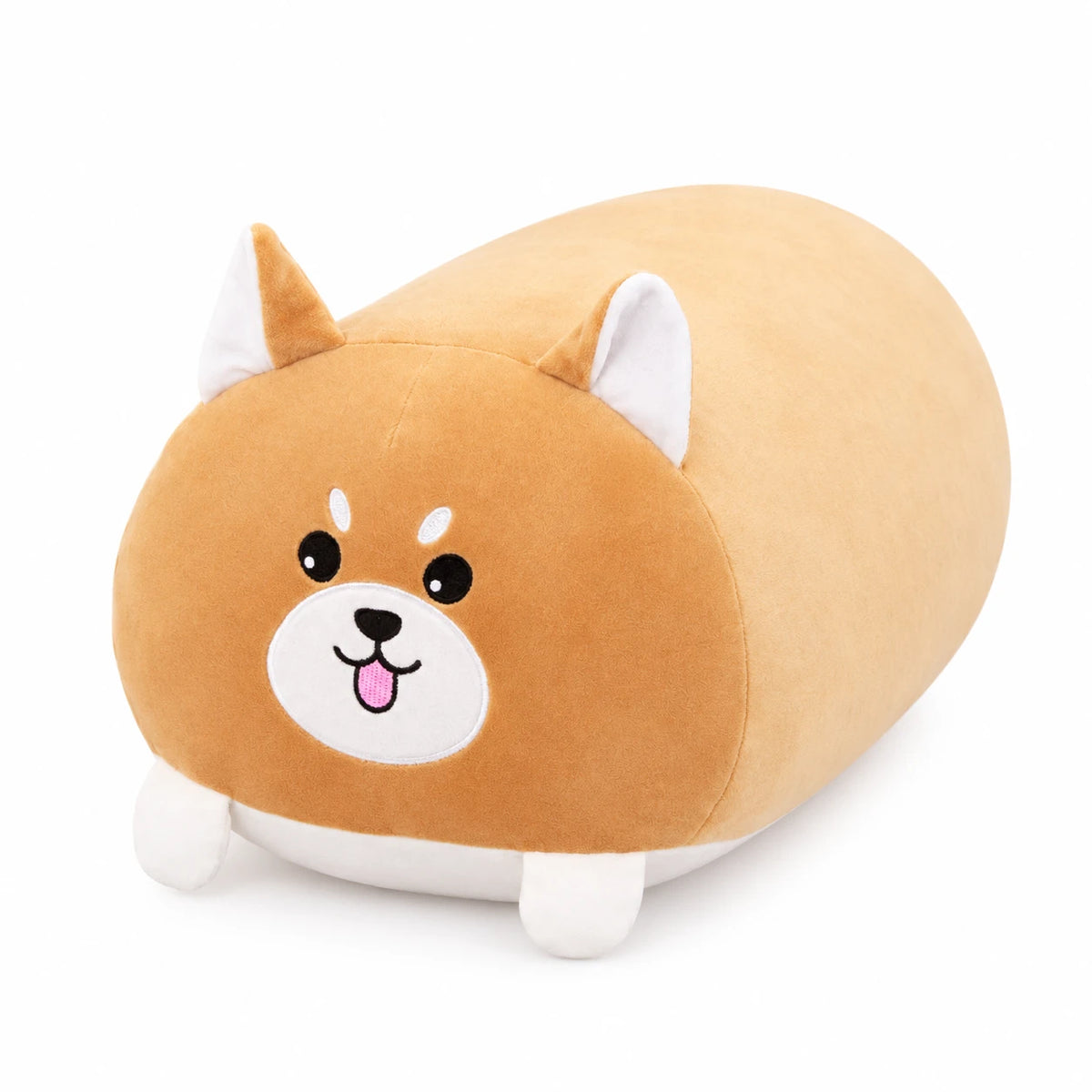 Cat Plush Pillow with Soft Rounded Shape - Hiroshi / Shiba / 10in / 25cm … (3 tailles)