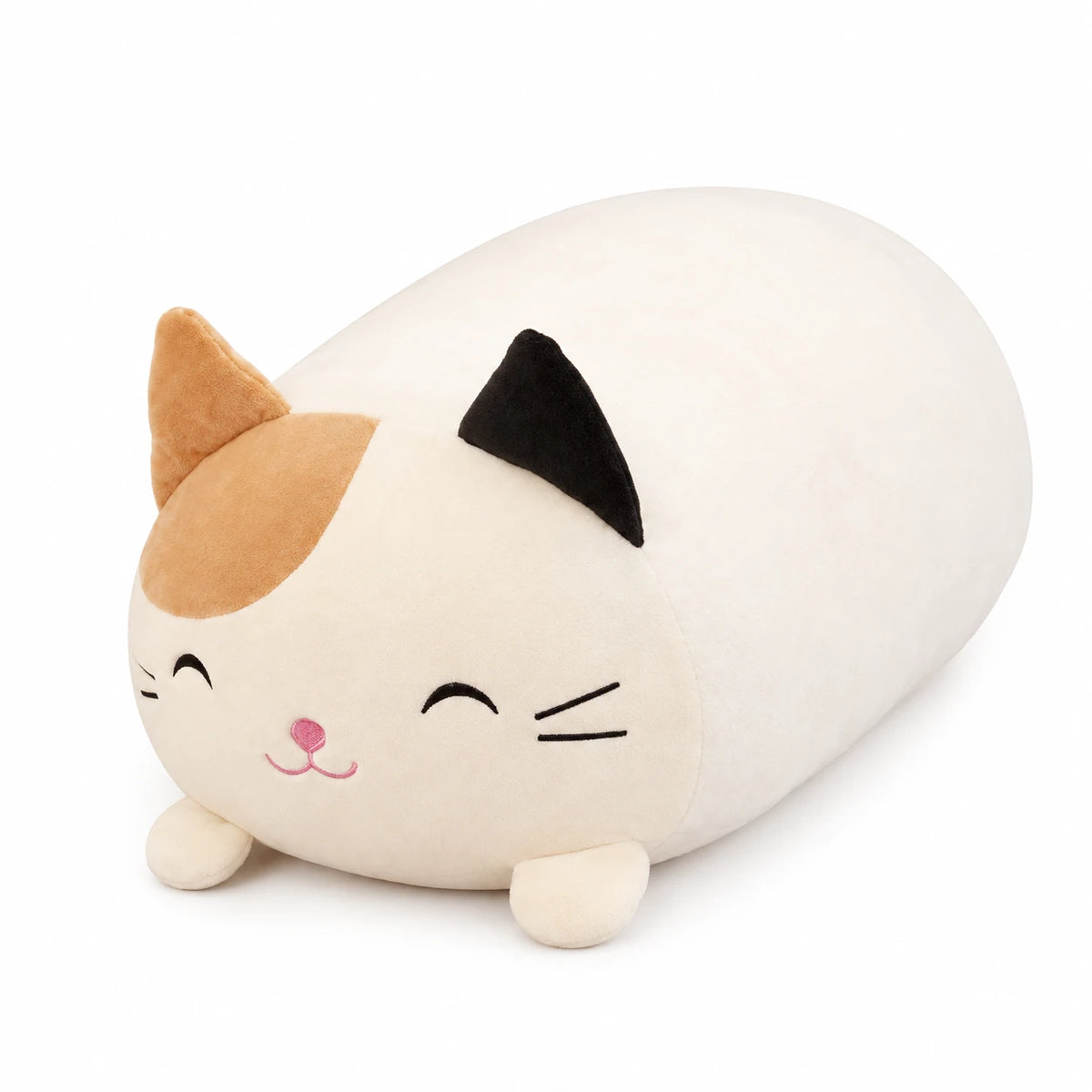 Cat Plush Pillow with Soft Rounded Shape - Michi / Cat / 10in / 25cm … (3 tailles)