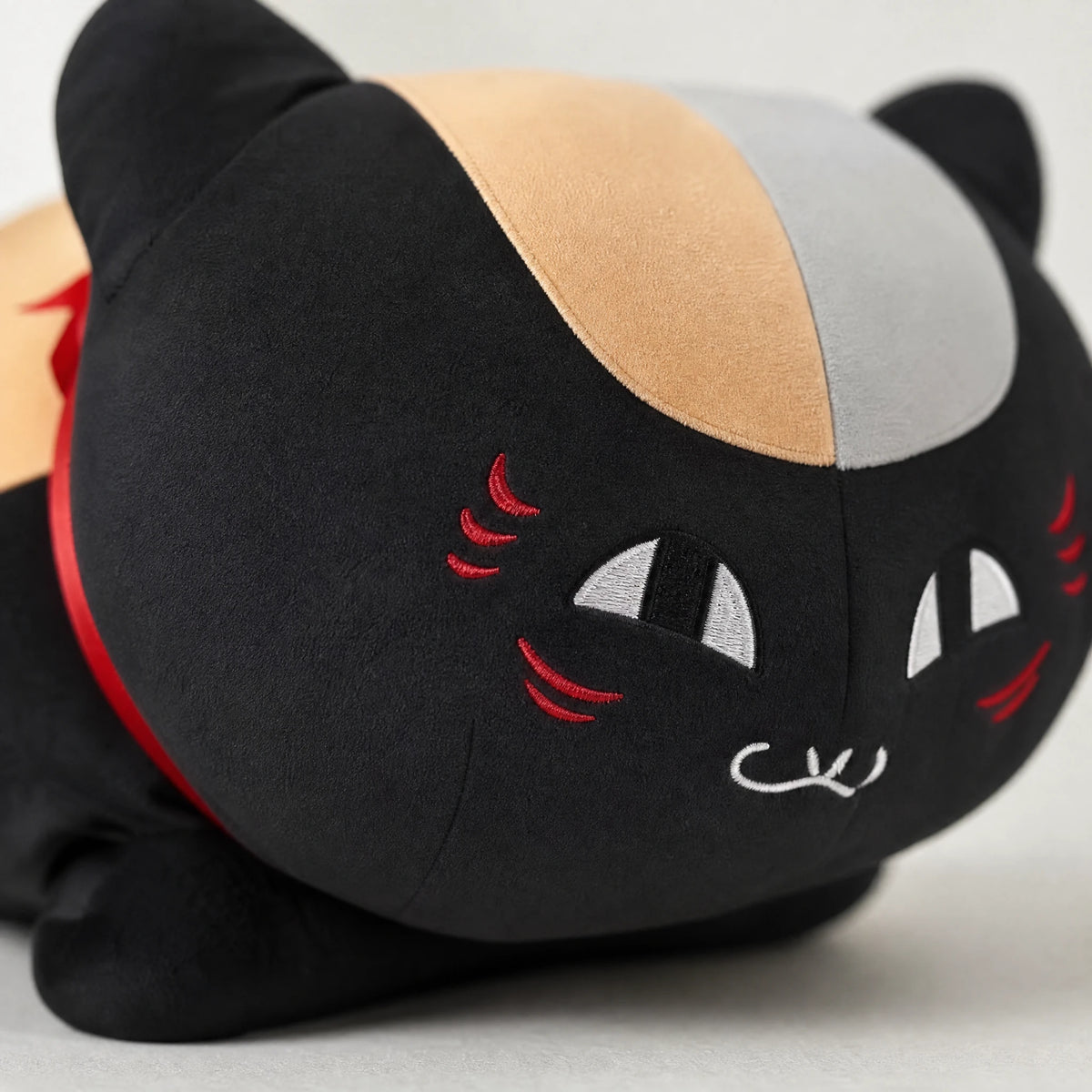 Cat Stuffed Animal - Black Nyanko Sensei Plush - Détail matière