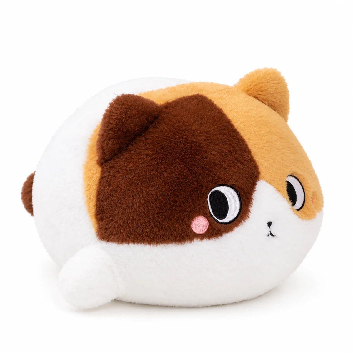 Cat Stuffed Animal with Fishtail Design and Mood Faces - Calico Curious