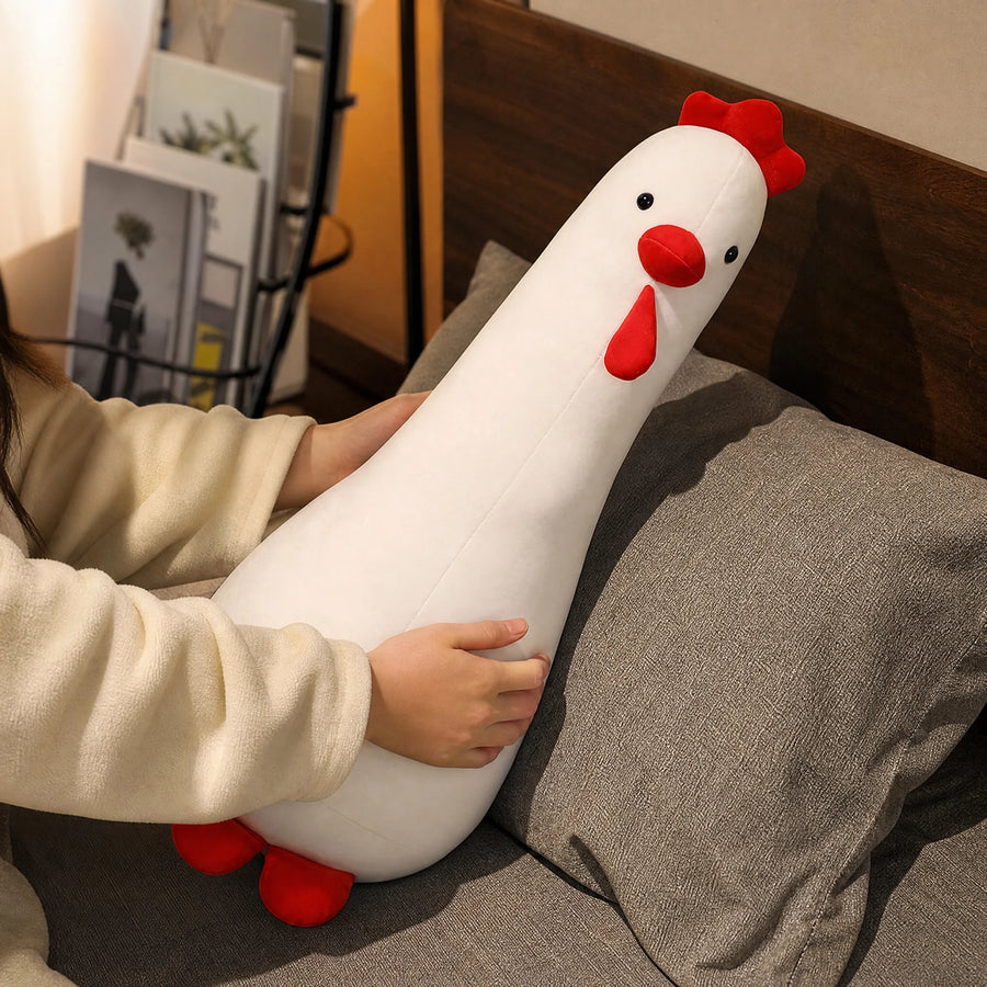Chicken Plush with Red Comb and Soft Body - Utilisation du produit