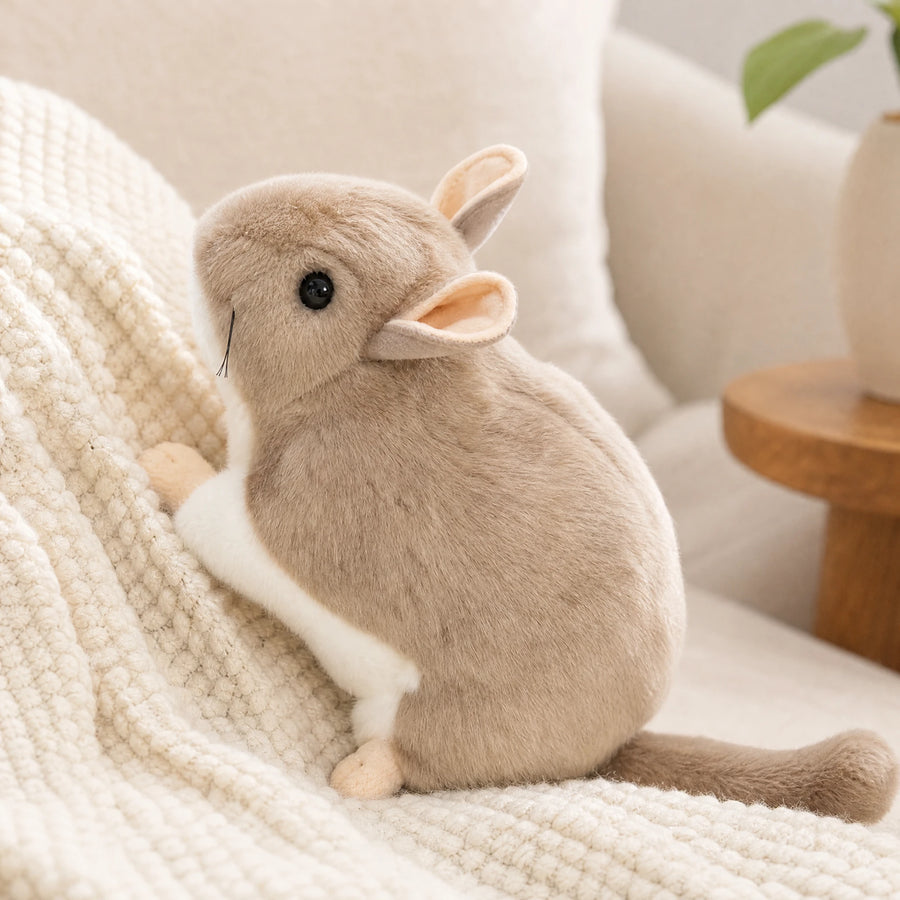 Chinchilla Plush Toy with Round Chubby Body - Utilisation du produit