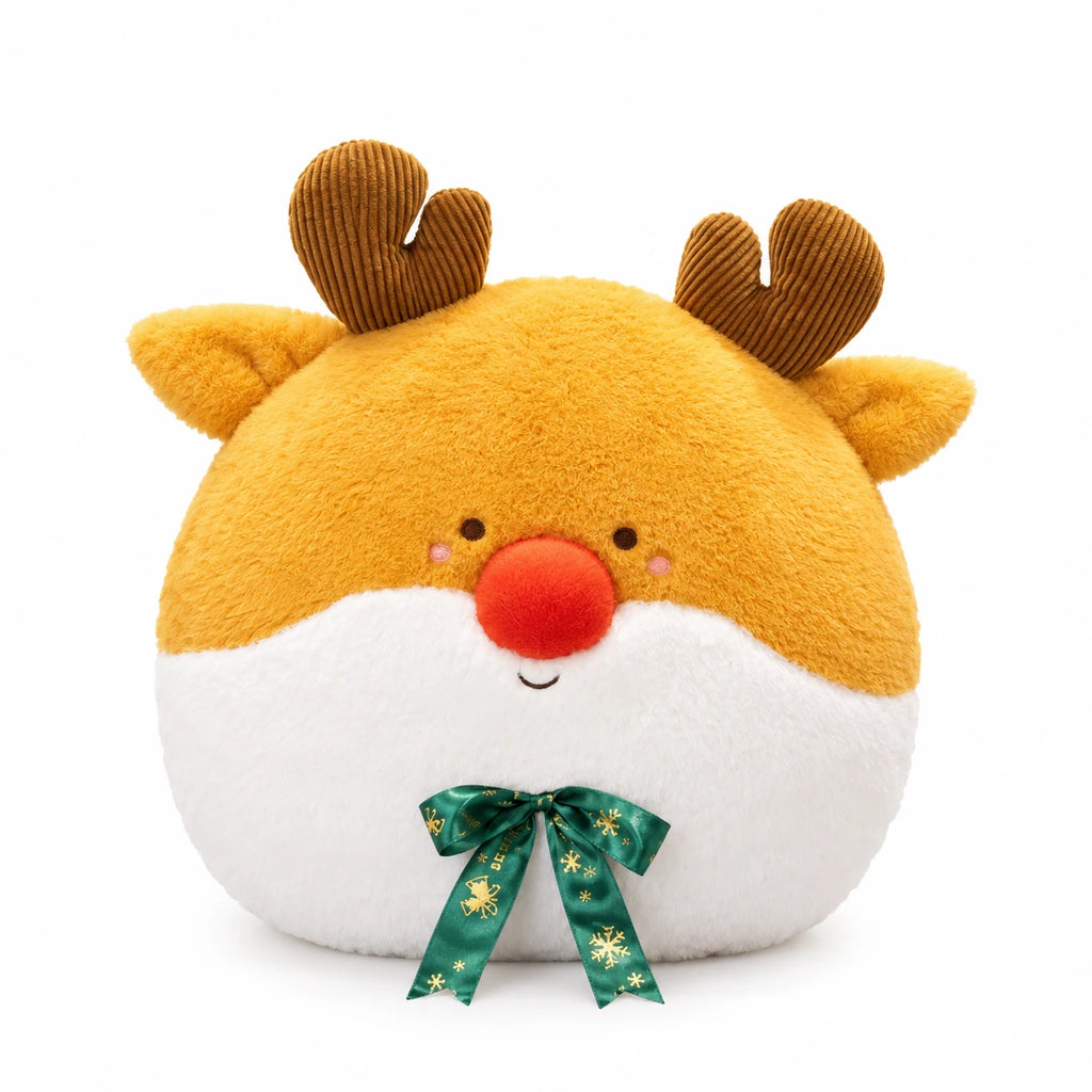 Christmas Plush Toy Set with Santa, Snowman, Reindeer & Tree - Reindeer