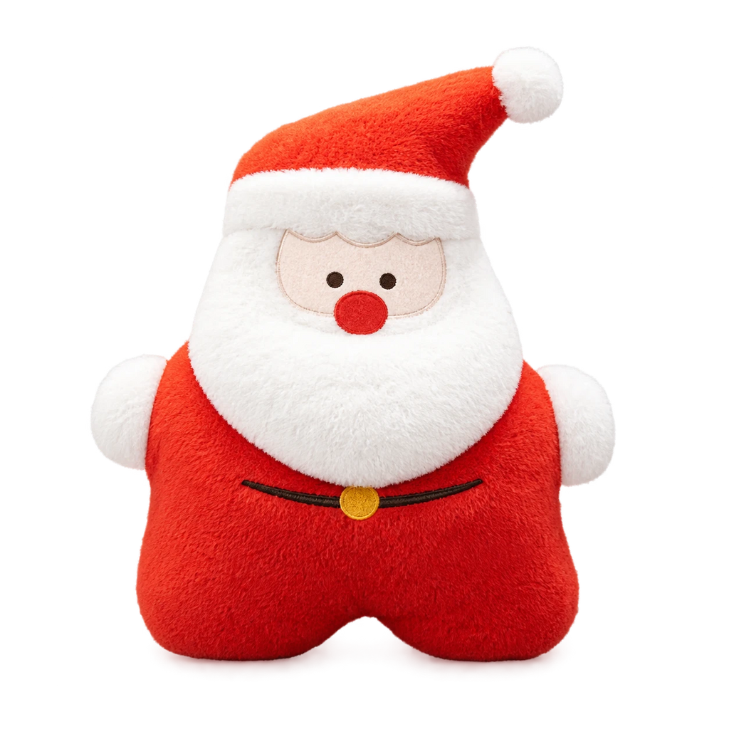 Christmas Plush Toy Set with Santa, Snowman, Reindeer & Tree - Santa