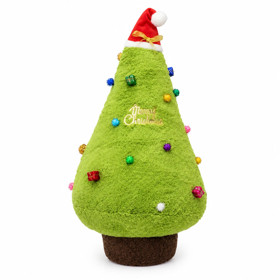 Christmas Tree Plush Toy with Santa Hat and Ornaments - 8in / 20cm … (5 tailles)
