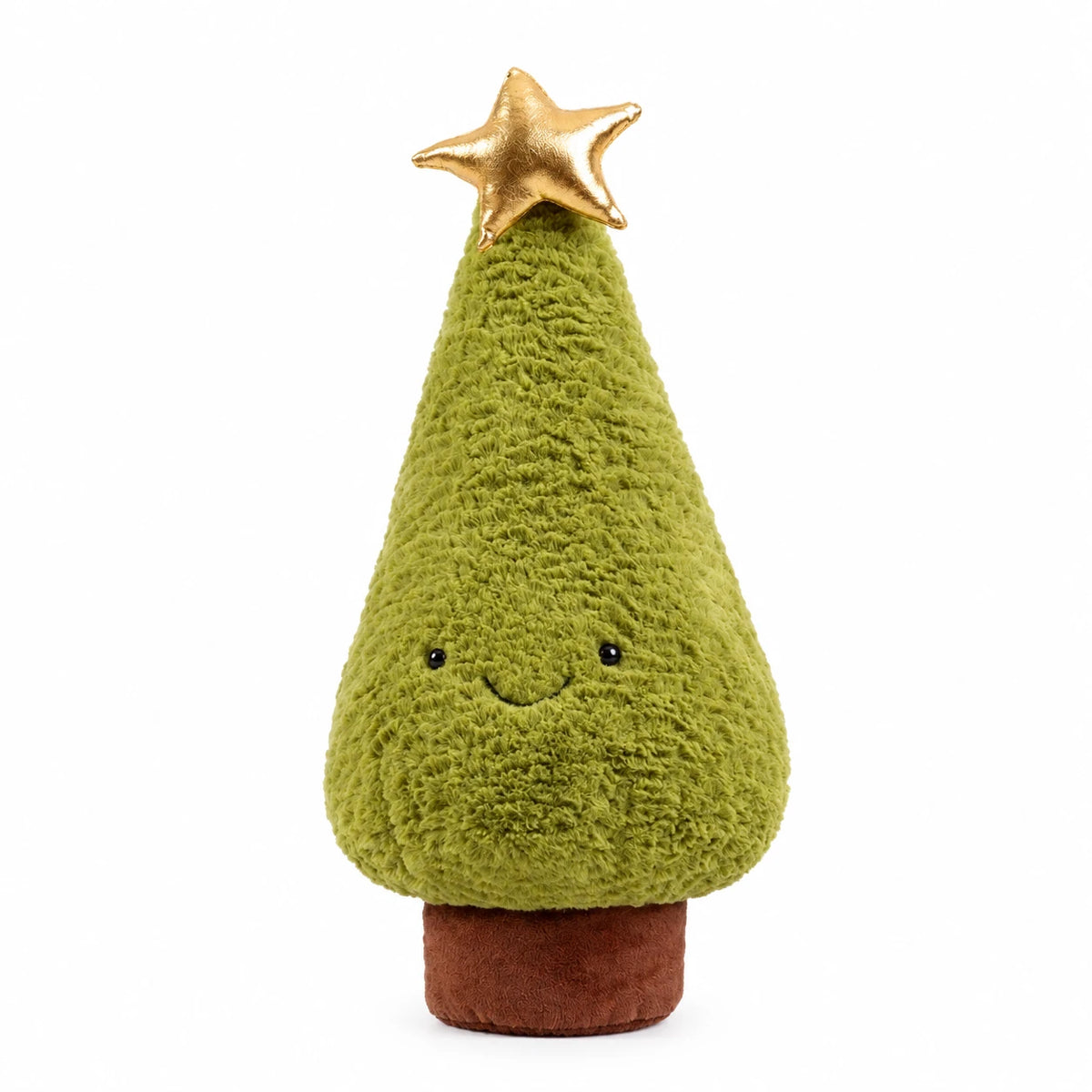Christmas Tree Plush with Reindeer and Star Topper - Tree / 11in / 30cm … (3 tailles)