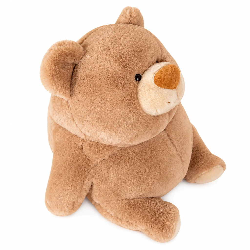 Chubby Plush Toy with Round Belly and Soft Filling - Bear / 9in / 23cm … (3 tailles)