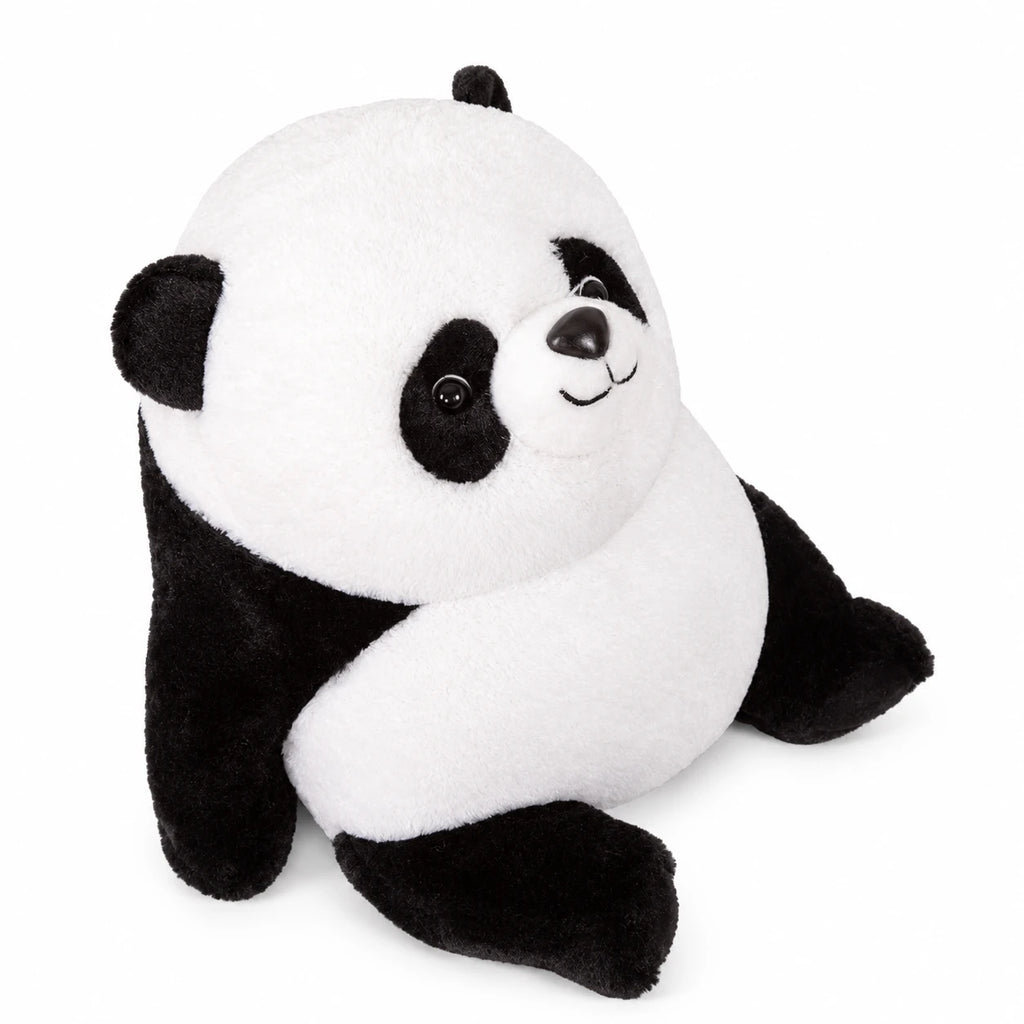 Chubby Plush Toy with Round Belly and Soft Filling - Panda / 9in / 23cm … (3 tailles)