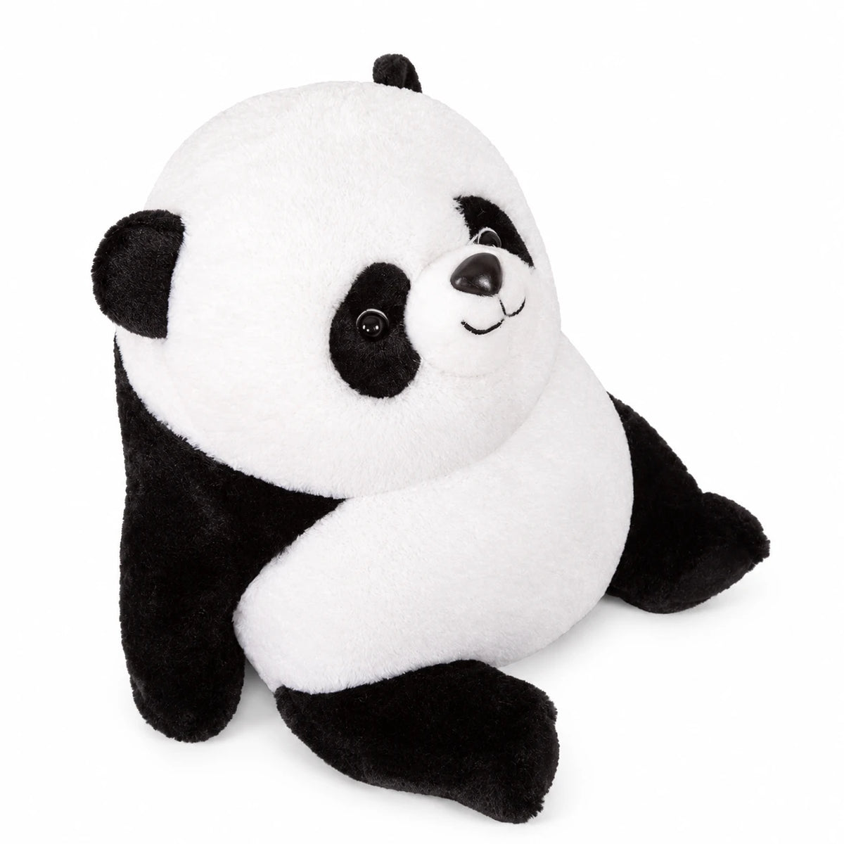 Chubby Plush Toy with Round Belly and Soft Filling - Panda / 9in / 23cm … (3 tailles)