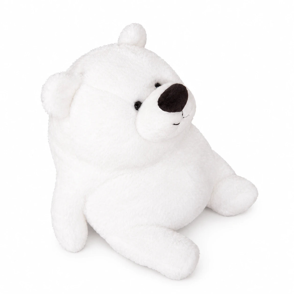 Chubby Plush Toy with Round Belly and Soft Filling - Polar Bear / 9in / 23cm … (3 tailles)