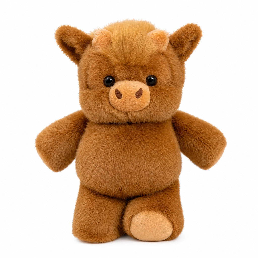 Clover the Highland Cow – Oversized Cuddle Plush - Highland Tan