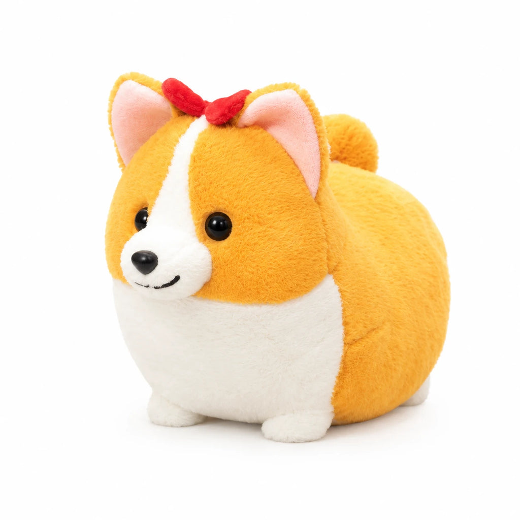 Corgi Stuffed Animal with Plump Round Body - Cute / 15in / 38cm … (3 tailles)
