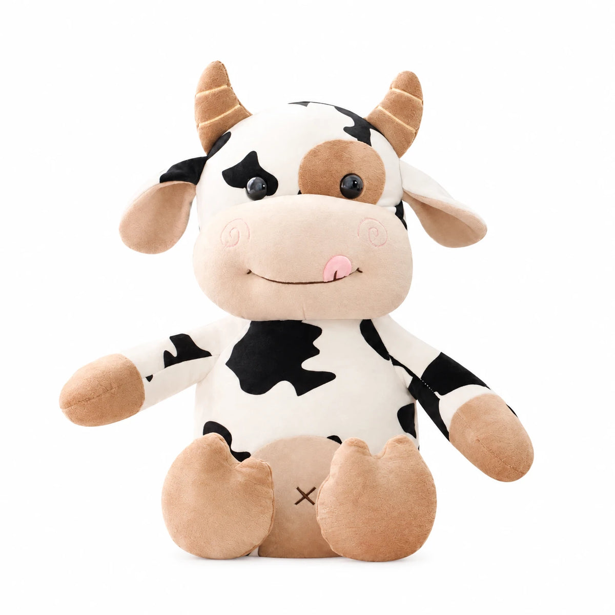 Cow Plush with Black and White Spotted Pattern - 19.5in / 50cm … (4 tailles)