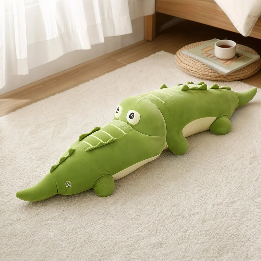 Crocodile Plush in Green Soft Cotton – Giant Size - Utilisation du produit