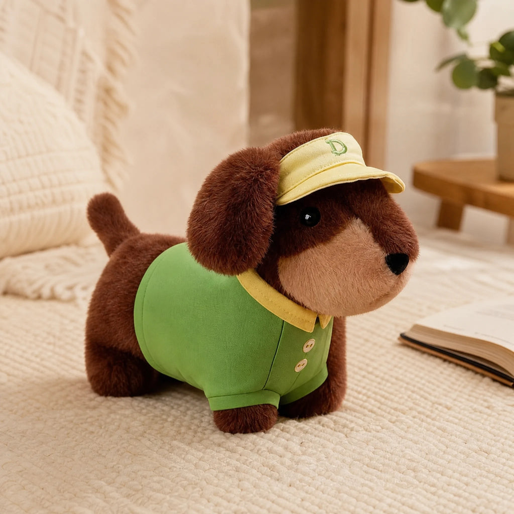 Dachshund Plush in Outfit – Dressed Sausage Dog - Utilisation du produit