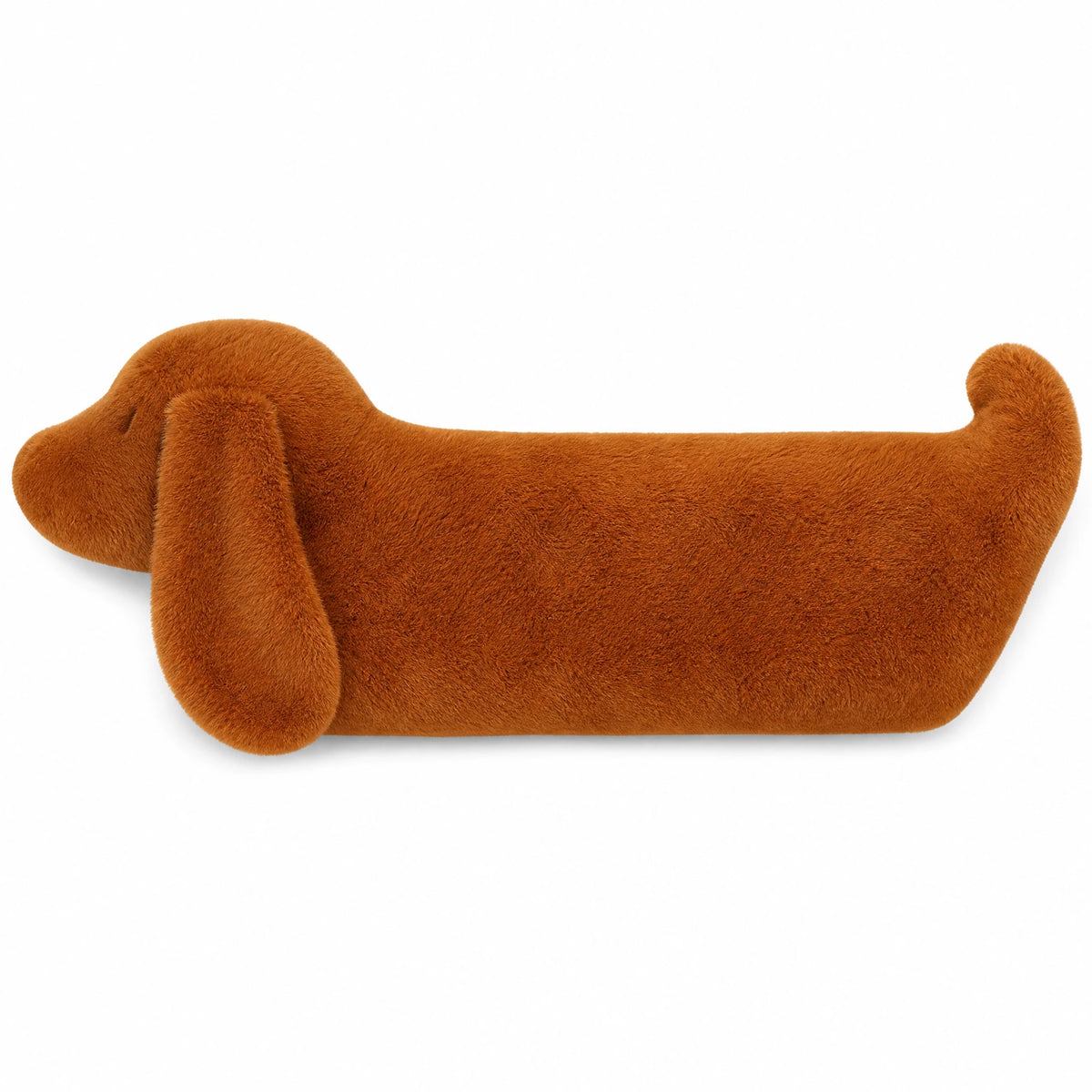 Dachshund Stuffed Animal Long Body Plush - Fond blanc