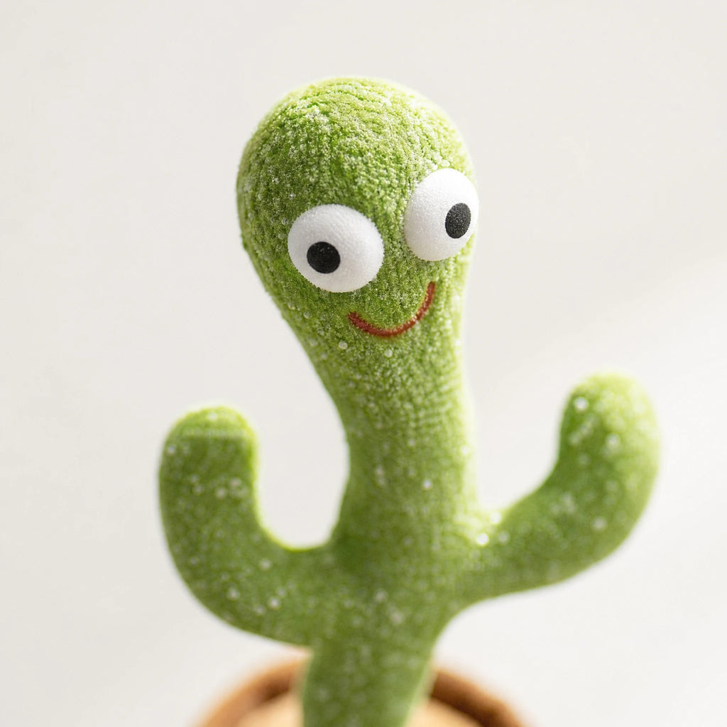 Dancing Cactus Plush Toy with Music and Movement - Détail matière