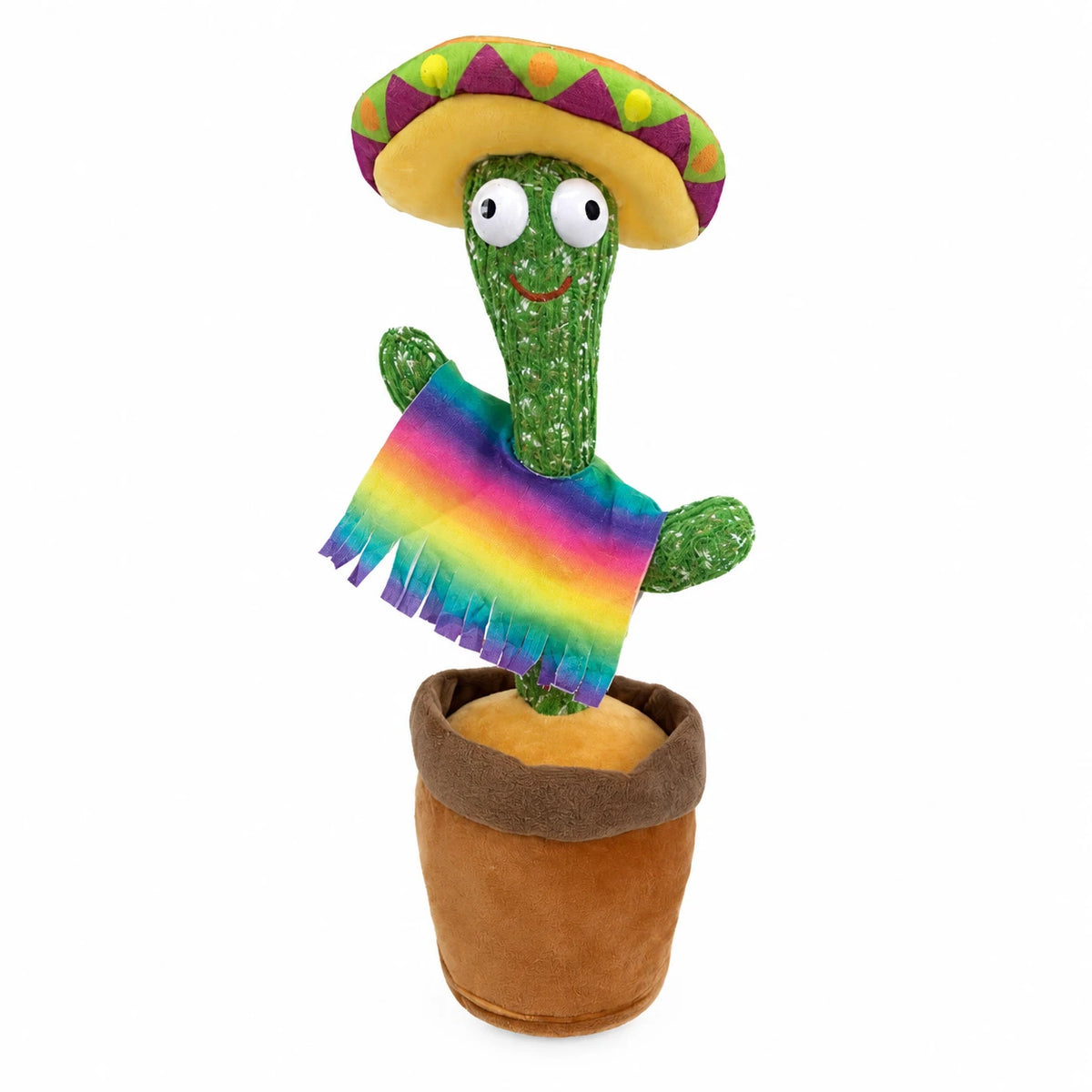Dancing Cactus Plush Toy with Music and Movement - Poncho
