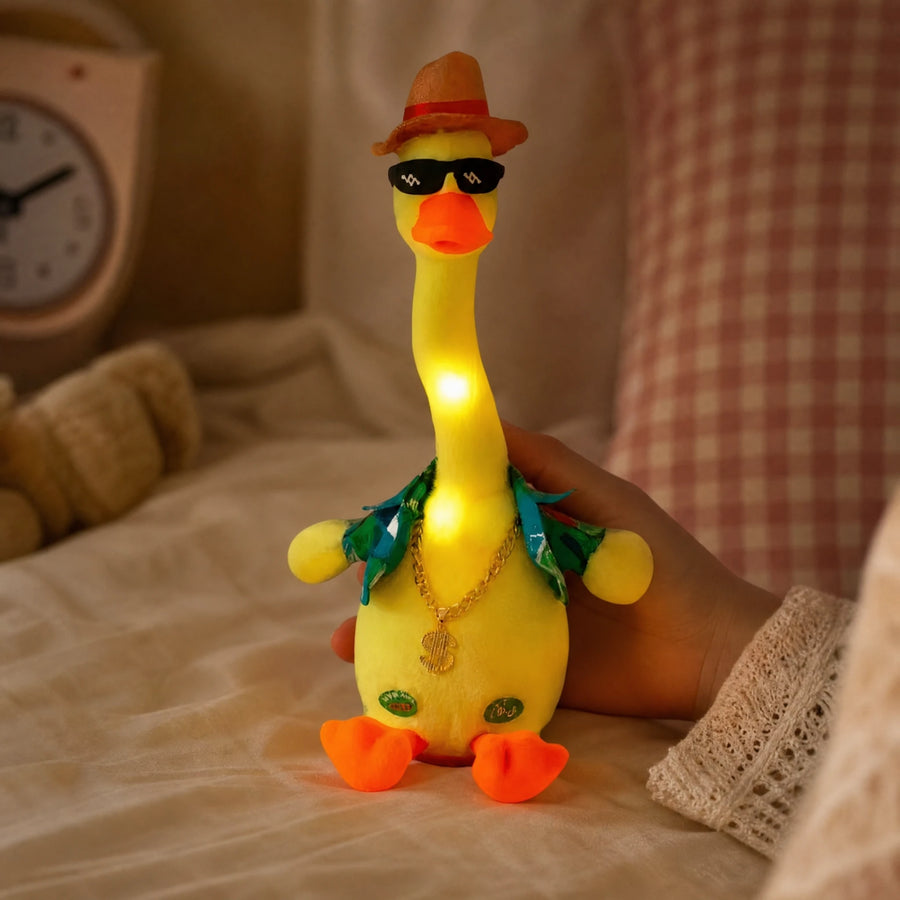 Dancing Duck Plush with Hat and Sunglasses - Utilisation du produit
