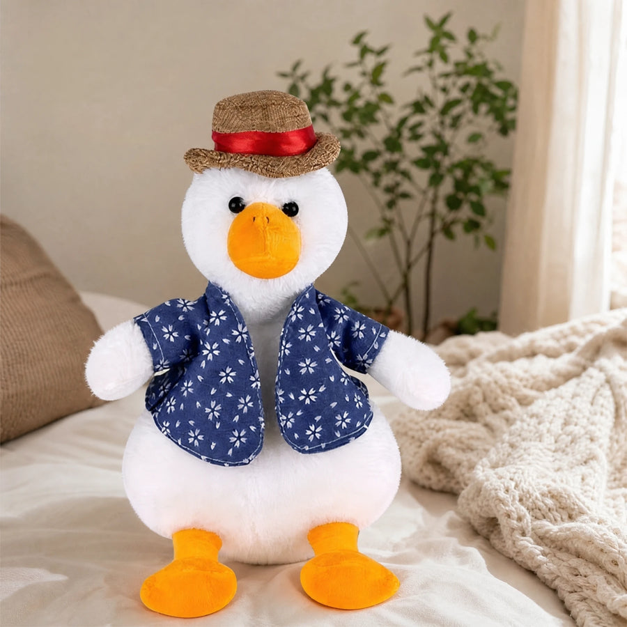 Dancing Duck Plush with Music and Motion - White Duck in Vest - Utilisation du produit