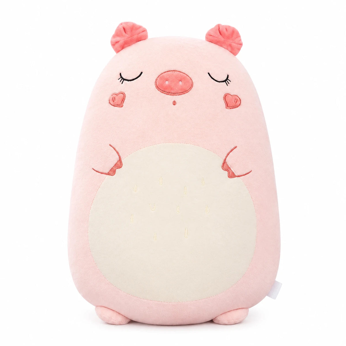 Dinosaur Plush Pillow – Soft Cuddly Buddy with Chubby Design - 45cm / 17in / Jeju the Pig … (3 tailles)