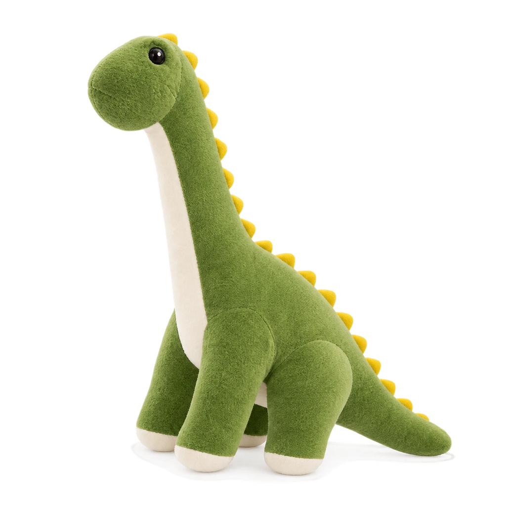 Dinosaur Plush Toy Long Neck Brachiosaurus Blue - Munchie - Green / 14in / 35cm … (4 tailles)