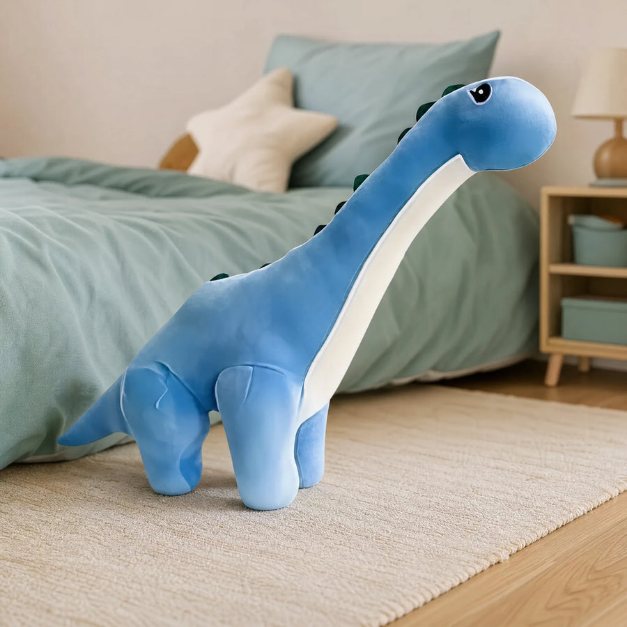 Dinosaur Plush Toy – Soft Blue Long-Neck Brachiosaurus - Utilisation du produit