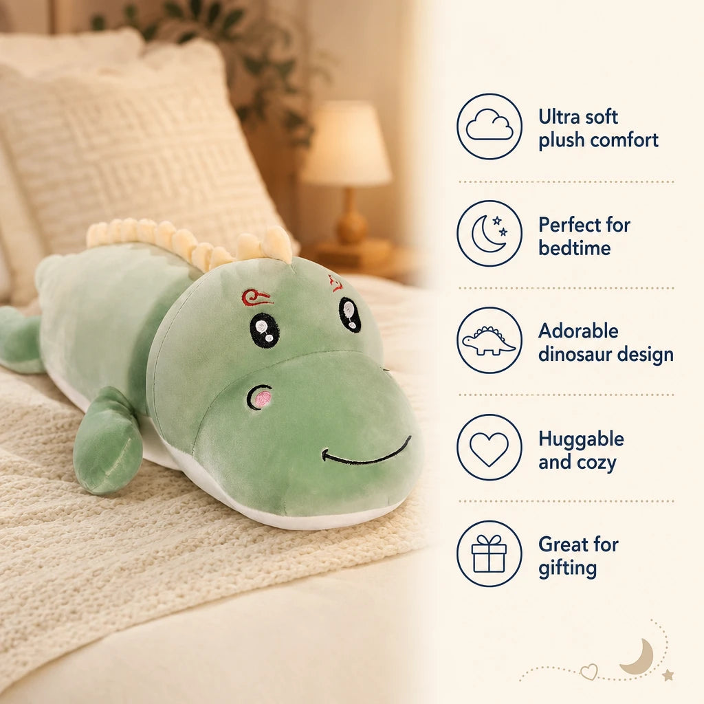 Dinosaur Plush Toy with Gentle Expression and Soft Texture - Bénéfices produit