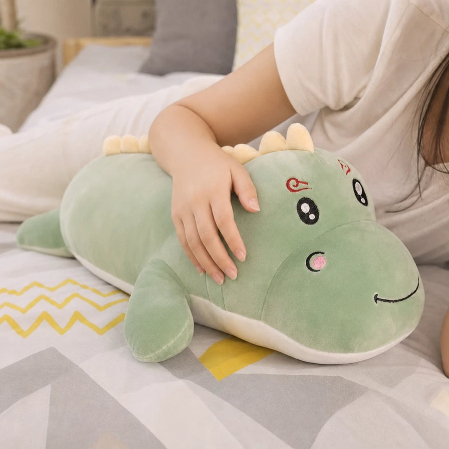 Dinosaur Plush Toy with Gentle Expression and Soft Texture - Utilisation du produit
