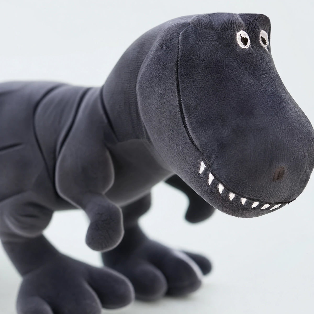 Dinosaur Plush Tyrannosaurus Rex Soft Gray T-Rex - Détail matière