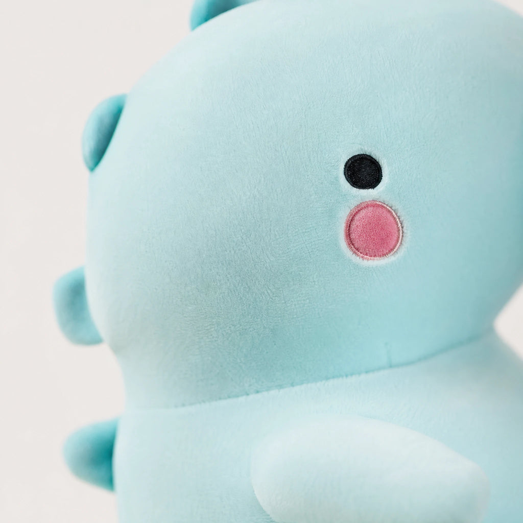 Dinosaur Plush with Spikes – Blue Sitting Design - Détail matière