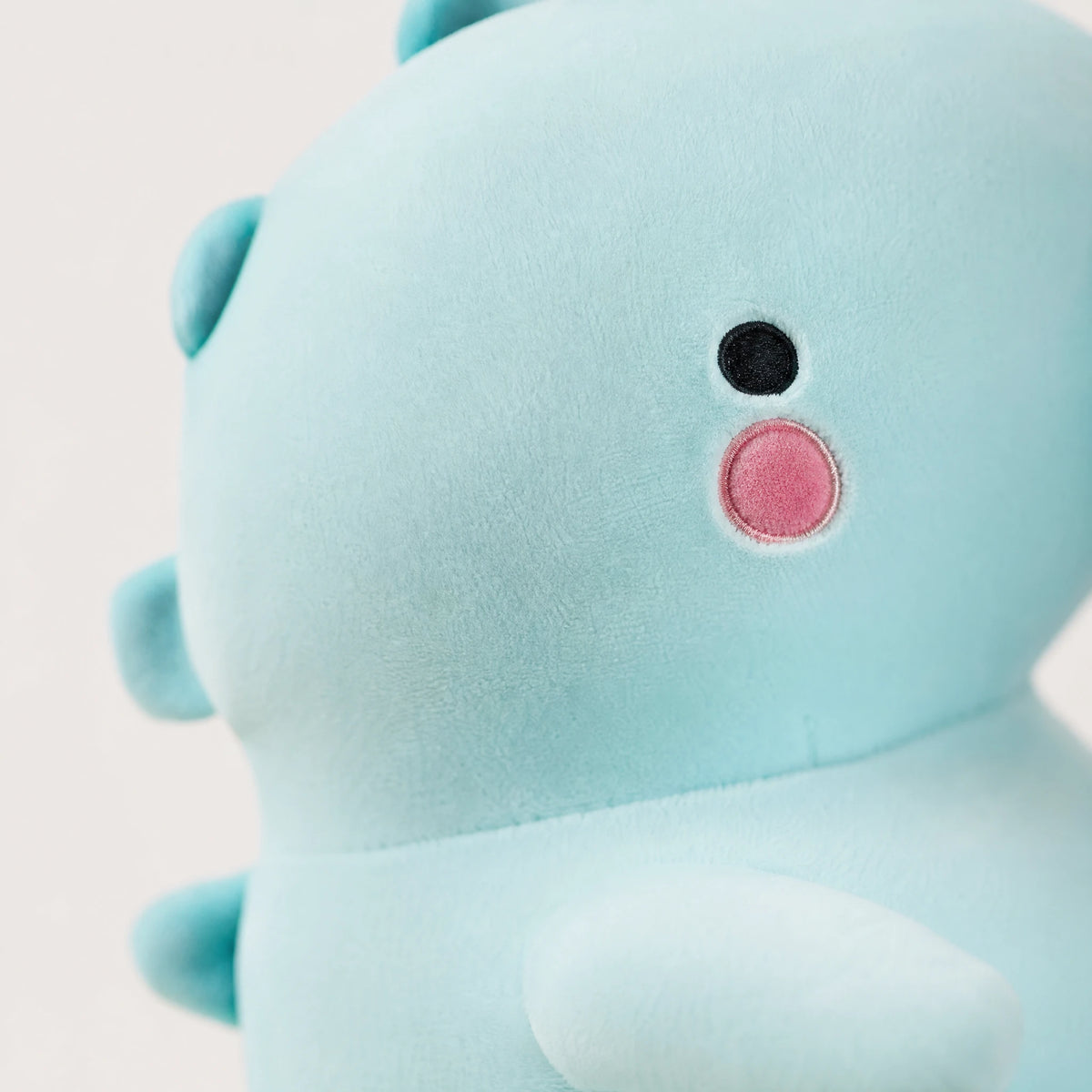 Dinosaur Plush with Spikes – Blue Sitting Design - Détail matière