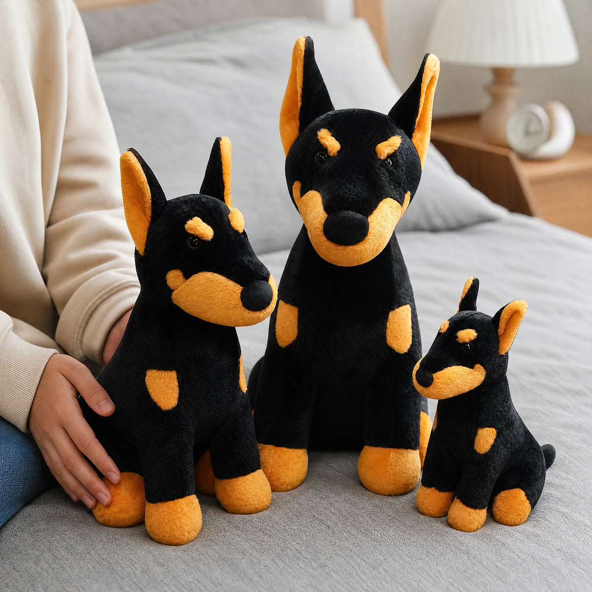 Doberman Plush with Black and Tan Markings - Utilisation du produit